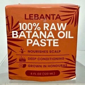 LEBANTA 100% Raw BATANA OIL PASTE for Hair Growth 4 fl oz New in Box / Sealed